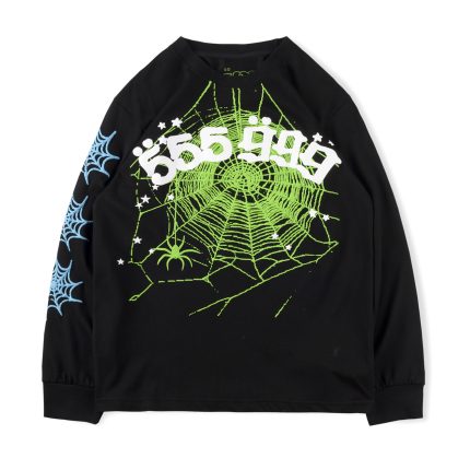 Sp5der Juice World 999 Crewneck – Black