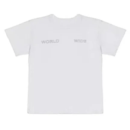 White Sp5der Worldwide T-shirt