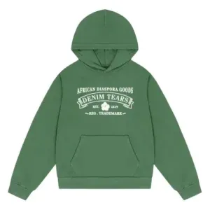 Denim Tears ADG Hoodie Washed Green